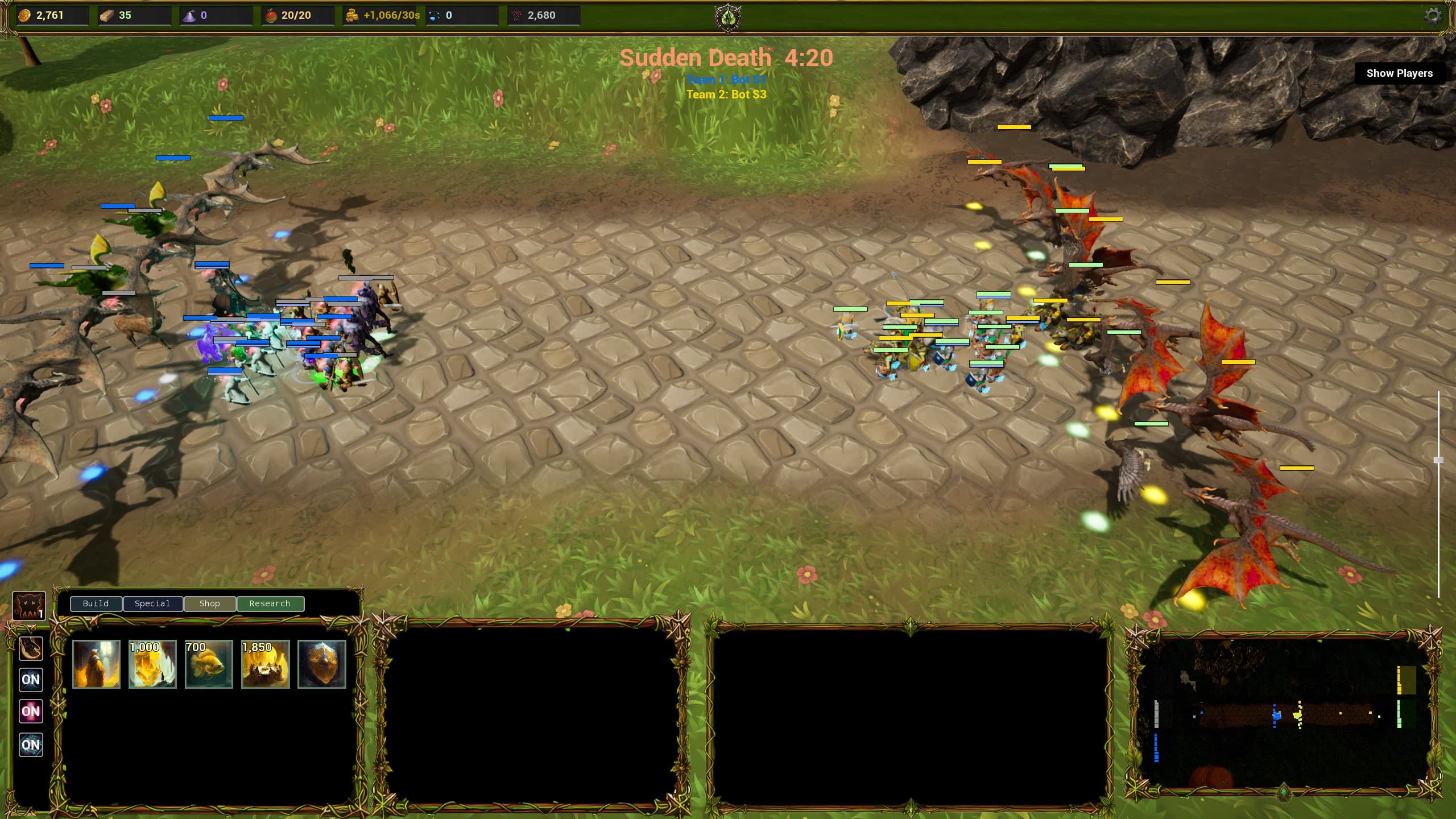 Dragons on both flanks